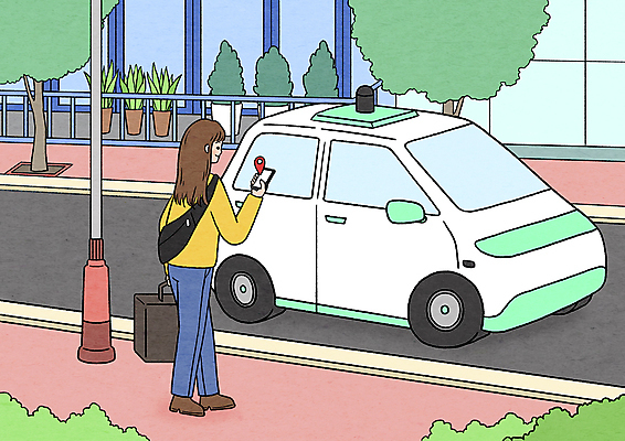 전신 PSD 나무 여자 화분 도로 가로등 가방 일러스트 자동차 한명 들기 성인 스마트폰 울타리 걷기 차도 보행로 연결 스마트 편리함 연동 성인여자한명만 스마트모빌리티 자율주행 모빌리티 국내일러스트 식물 1 잡화 공공시설 길 육상교통 교통수단 컨셉 교통시설 모션 사람 핸드폰 스마트기기 담장 운전 여자한명만 성인여자만 파일형식 4차산업