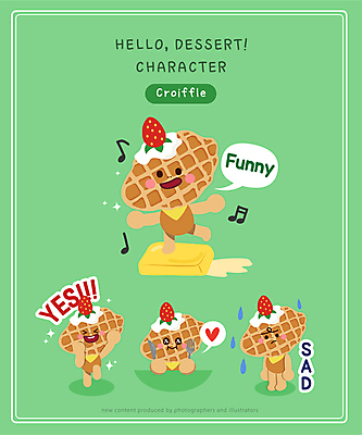 전신 포크 말풍선 음표 일러스트 딸기 디저트 들기 사람없음 연두색 기쁨 슬픔 하트 나이프 음식캐릭터 버터 이모티콘 다리들기 크로플 디저트캐릭터 일러캐릭터 AI파일 모양 캐릭터 식기 기호 감정 음악 음식 과일 모션 초록색 칼 파일형식 벡터