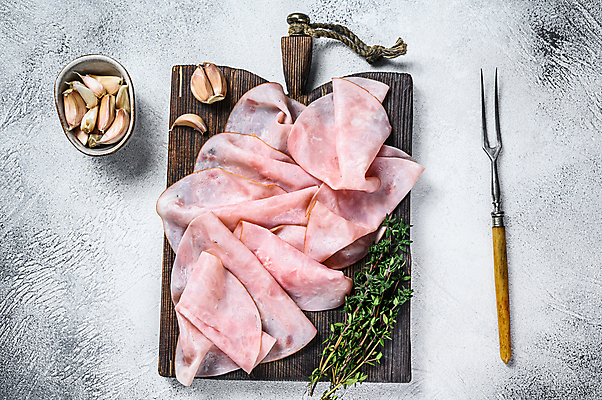 포토 JPG 해외이미지 실내 마늘 사람없음 흰배경 햄 나무도마 백리향 해외포토 백그라운드 채소 도마 육류 내부 목재 흰색 파일형식 이미지허브