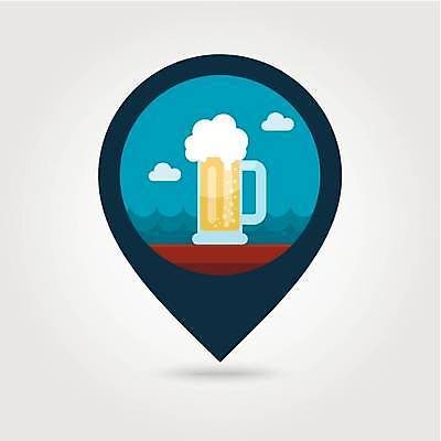 EPS 해외이미지 지도 일러스트 맥주 사람없음 맥주잔 위치 옥토버페스트 해외일러스트 술잔 주류 파일형식 벡터 이미지허브