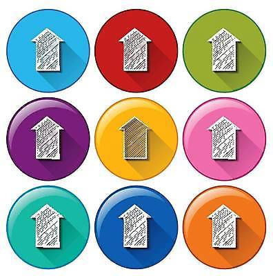 EPS 해외이미지 화살표 일러스트 사람없음 세트 컬러풀 원형 상승 해외일러스트 도형 컬러 컨셉 파일형식 벡터 이미지허브