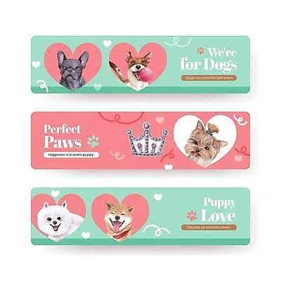 EPS 해외이미지 행복 반려견 분홍색 일러스트 놀이 왕관 사랑 사람없음 반려동물 귀여움 하트 강아지 개발자국 민트색 해외일러스트 모양 동물 감정 컬러 컨셉 개 발자국 파일형식 벡터 이미지허브