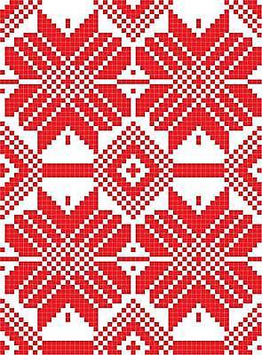 EPS 해외이미지 전통 꽃 유럽 별 백그라운드 십자가 패턴 일러스트 추상 미술 여러명 빨간색 유행 견본 수확 흰색 직물 바늘 뜨개질 인쇄 심볼 질감 복고 러시아 광택 자수 폴란드 대칭 라트비아 러시아인 벨로루시 에스토니아 우크라이나 전국 핸드메이드 스타일 반복 국경 해외일러스트 자연요소 서양인 식물 나라 컬러 다수 무늬 농업 문화예술 북유럽 사람 취미 도구 파일형식 벡터 이미지허브