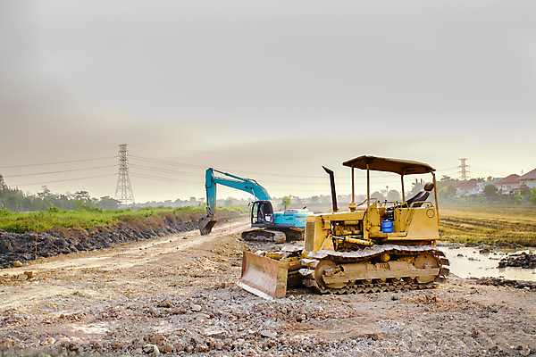 포토 JPG 해외이미지 산업 모래 육상교통 사람없음 노란색 기계 건설현장 작업 큼 불도저 먼지 트랙터 무거움 고립 로딩 해외포토 교통수단 컬러 건설업 중장비 무게 크기 농기계 특수차량 파일형식 이미지허브