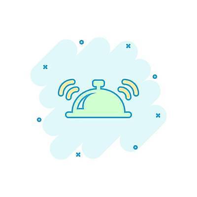 EPS 해외이미지 일러스트 사람없음 자명종 알람 종 민트색 해외일러스트 시계 컬러 파일형식 벡터 이미지허브