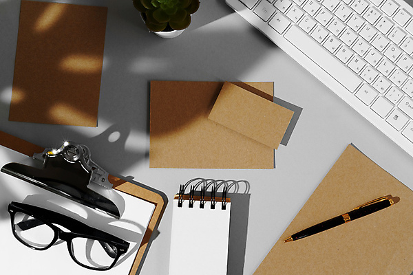 포토 JPG 해외이미지 종이 안경 명함 실내 그림자 사람없음 하이앵글 볼펜 키보드 카드 오브젝트 스프링노트 목업 해외포토 잡화 뷰포인트 내부 펜 공책 파일형식 이미지허브