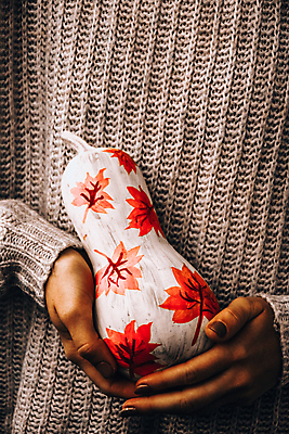 포토 JPG 해외이미지 손 호박 들기 신체부위 스웨터 오브젝트 해외포토 상의 채소 모션 사람 파일형식 이미지허브