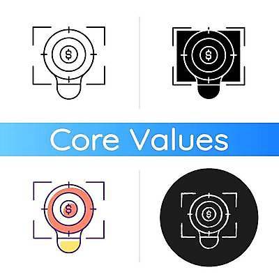 EPS 해외이미지 디자인 라인일러스트 일러스트 비즈니스 사람없음 금융 세트 목표 해외일러스트 컨셉 경제 파일형식 벡터 이미지허브