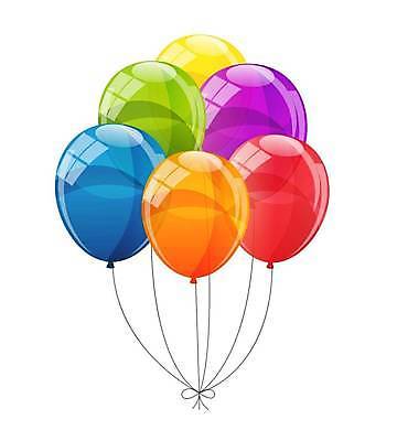 EPS 해외이미지 일러스트 사람없음 컬러풀 풍선 해외일러스트 컬러 파일형식 벡터 이미지허브