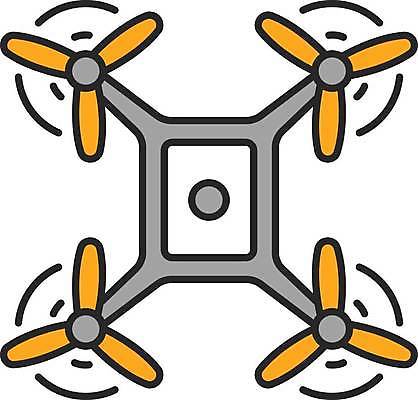 EPS 해외이미지 일러스트 사람없음 카메라 드론 스타일 해외일러스트 전자제품 파일형식 벡터 이미지허브