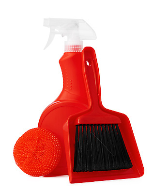 포토 JPG 해외이미지 실내 사람없음 빨간색 청소도구 빗자루 세제 오브젝트 흰배경 수세미 쓰레받기 해외포토 컬러 백그라운드 내부 흰색 도구 청소 파일형식 이미지허브