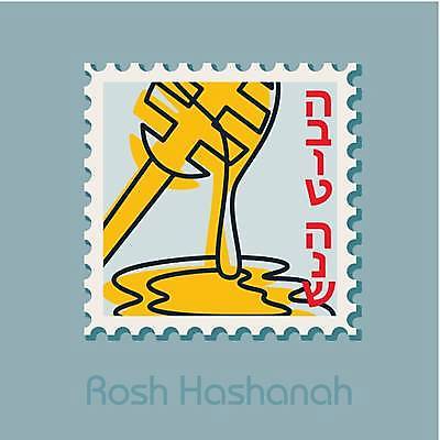 EPS 해외이미지 디자인 일러스트 사람없음 흐름 꿀 우표 유태교 허니디퍼 해외일러스트 컨셉 도구 파일형식 벡터 이미지허브