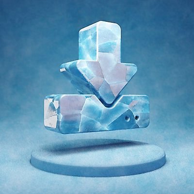 포토 JPG 해외이미지 화살표 사람없음 파란색 3D 얼음 입체 오브젝트 다운로드 해외포토 자연요소 컬러 디지털합성 파일형식 이미지허브