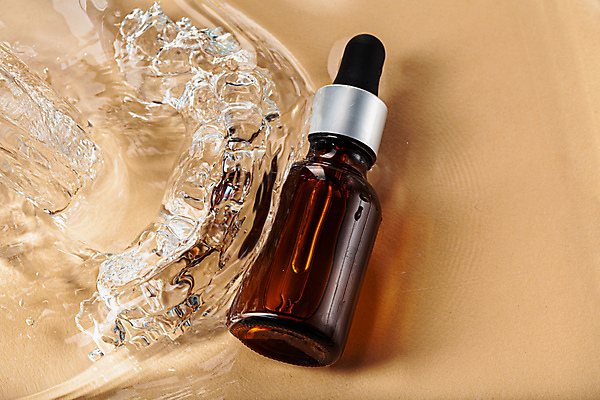 포토 JPG 해외이미지 물결 실내 사람없음 한개 뷰티 오일 오브젝트 공병 앰플 갈색배경 해외포토 1 음식 백그라운드 내부 갈색 화장품 병_담는 파일형식 이미지허브