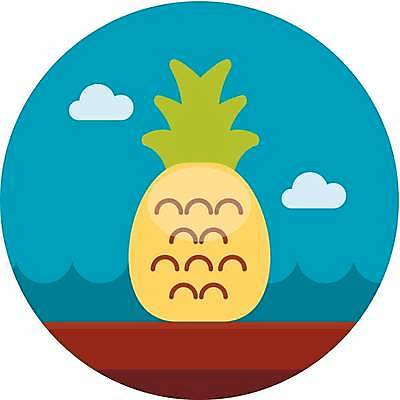 EPS 해외이미지 일러스트 사람없음 파인애플 해외일러스트 과일 열대과일 파일형식 벡터 이미지허브