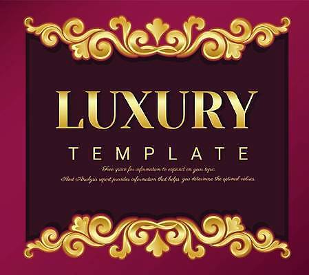 EPS 해외이미지 일러스트 프레임 사람없음 금색 고급 테두리 버건디 해외일러스트 컬러 컨셉 빨간색 파일형식 벡터 이미지허브