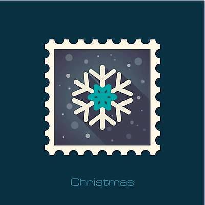 EPS 해외이미지 디자인 크리스마스 겨울 일러스트 눈꽃 사람없음 눈송이 우표 해외일러스트 계절 기념일 눈_날씨 파일형식 벡터 이미지허브