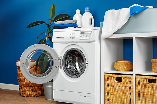 포토 JPG 해외이미지 화분 선반 실내 사람없음 오픈 담기 드럼세탁기 빨래바구니 해외포토 가구 모션 내부 바구니 빨래 세탁기 파일형식 이미지허브