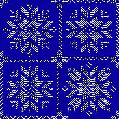 EPS 해외이미지 디자인 백그라운드 패턴 일러스트 따뜻함 사람없음 파란색 다양 직물 눈송이 뜨개질 질감 눈꽃무늬 해외일러스트 컬러 다수 무늬 눈꽃 눈_날씨 취미 파일형식 벡터 이미지허브