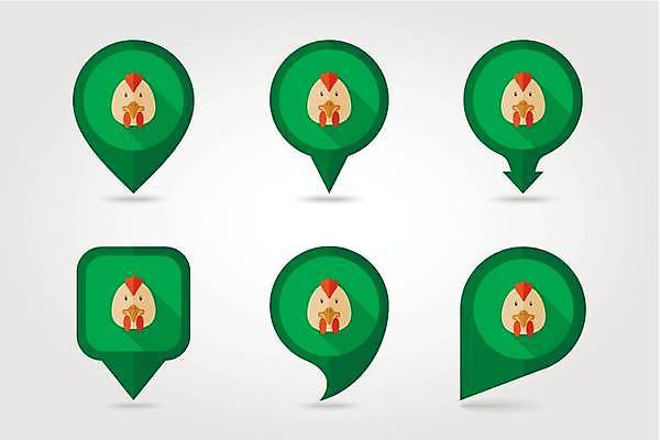 EPS 해외이미지 화살표 말풍선 여러마리 일러스트 사람없음 세트 농장 닭 해외일러스트 다수 농업 조류 파일형식 벡터 이미지허브