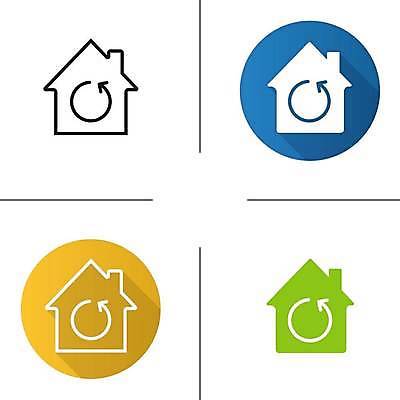 EPS 해외이미지 디자인 선 컨셉 일러스트 화살 아파트 주택 실내 건물 세트 웹 플랫 수리 가득함 심볼 사인 상쾌 그림 시골집 회전 윤곽 고립 상형문자 얇은 리셋 해외일러스트 문자 건축물 감정 인터넷 내부 파일형식 벡터 이미지허브