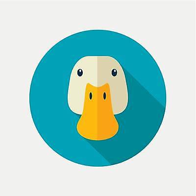 EPS 해외이미지 한마리 일러스트 오리 사람없음 농장 원형 해외일러스트 도형 1 농업 조류 파일형식 벡터 이미지허브