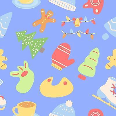 EPS 해외이미지 크리스마스 패턴 일러스트 털모자 사람없음 파란색 크리스마스트리 패턴백그라운드 스케이트 산타장갑 알전구 진저쿠키 해외일러스트 모자_잡화 기념일 스포츠용품 컬러 장갑 백그라운드 무늬 전구 쿠키 파일형식 벡터 이미지허브