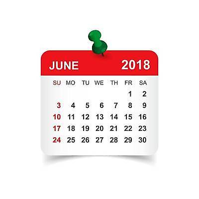 EPS 해외이미지 템플릿 종이 백그라운드 스티커 일러스트 비즈니스 휴가 설계 빨간색 숫자 다이어리 쪽지 공백 달력 흰색 시간 신용카드 일주일 날짜 플랫 6월 연도 페이지 일요일 월 2018년 고립 금요일 마감 목요일 오늘 월요일 조언 토요일 해외일러스트 문자 컬러 컨셉 금융 사무용품 요일 파일형식 벡터 이미지허브