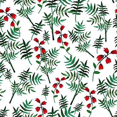 JPG 해외이미지 꽃 잎 패턴 일러스트 사람없음 초록색 패턴백그라운드 흰색 해외일러스트 식물 컬러 백그라운드 무늬 파일형식 이미지허브