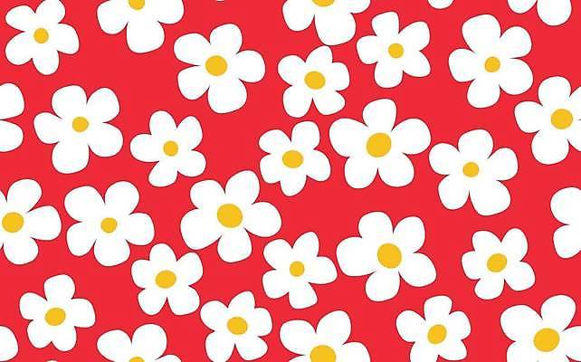 EPS 해외이미지 디자인 꽃 패턴 꽃백그라운드 일러스트 사람없음 빨간색 패턴백그라운드 플라워패턴 해외일러스트 식물 컬러 백그라운드 무늬 파일형식 벡터 이미지허브