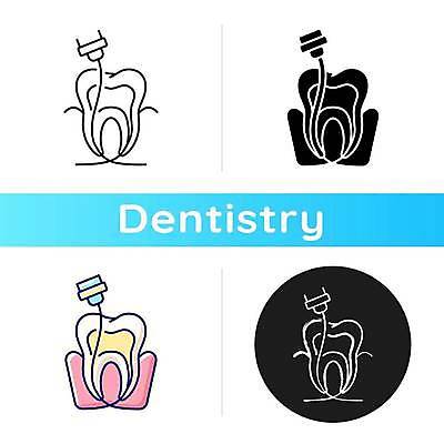 EPS 해외이미지 디자인 라인일러스트 일러스트 치과 사람없음 치료 세트 치아 치과용품 치과진료 잇몸 해외일러스트 신체 의학 병원 진료 의료용품 소화기관 파일형식 벡터 이미지허브