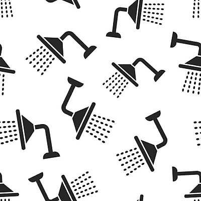 EPS 해외이미지 백그라운드 패턴 일러스트 사람없음 패턴백그라운드 샤워기 해외일러스트 무늬 파일형식 벡터 이미지허브