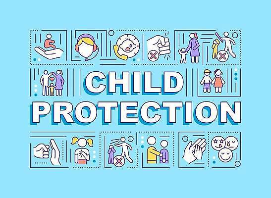 EPS 해외이미지 디자인 배너 영어 어린이 점선 선 하늘색 라인일러스트 일러스트 사람모양 타이포그라피 사람없음 단어 주먹 금지 수비 보호 상담원 X 아동학대 신고 어린이보호 해외일러스트 모양 문자 알파벳 컨셉 모션 사람 파란색 사무원 학대 파일형식 벡터 이미지허브