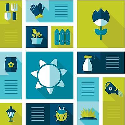 EPS 해외이미지 식물 꽃 장갑 포크 농업 일러스트 자연 울타리 태양 농장 새싹 정원 물뿌리개 공구 등불 냄비 농부 삽 원예 무당벌레 분무기 갈퀴 쇠스랑 해외일러스트 자연요소 직업 식기 잡화 산업 곤충 조명 취미 담장 도구 솥 생태계 파일형식 벡터 이미지허브