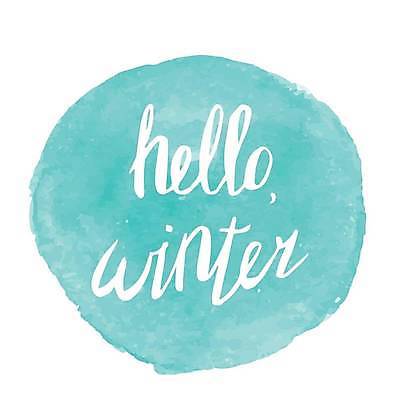 EPS 해외이미지 디자인 백그라운드 겨울 일러스트 텍스트 타이포그라피 사람없음 파란색 메시지 HELLO 해외일러스트 문자 계절 컬러 인사 파일형식 벡터 이미지허브