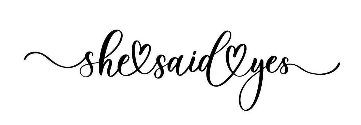 EPS 해외이미지 영어 결혼 프로포즈 일러스트 글자캘리그라피 사람없음 하트 대답 필기체 해외일러스트 모양 문자 캘리그라피 이벤트 파일형식 벡터 이미지허브