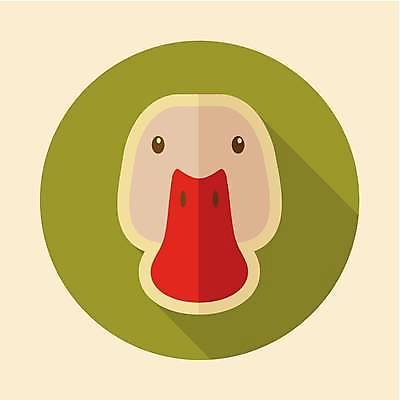 EPS 해외이미지 한마리 일러스트 오리 사람없음 농장 원형 해외일러스트 도형 1 농업 조류 파일형식 벡터 이미지허브