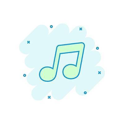 EPS 해외이미지 음악 음표 일러스트 사람없음 민트색 해외일러스트 기호 컬러 문화예술 파일형식 벡터 이미지허브