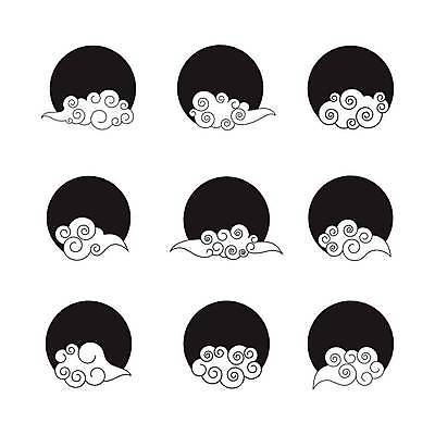 EPS 해외이미지 전통 디자인 아시아 문화 파도 패턴 곡선 일러스트 자연 하늘 추상 미술 동양인 그래픽 장식 일본 중국 소용돌이 웨이브 복고 고립 엘리먼트 스타일 해외일러스트 나라 선 바다 무늬 문화예술 인종 회오리 생태계 파일형식 벡터 이미지허브