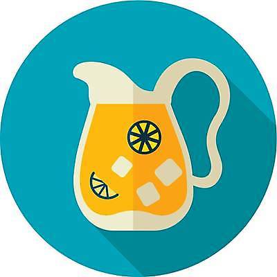 EPS 해외이미지 하늘색 일러스트 사람없음 레모네이드 유리주전자 해외일러스트 유리 주전자 파란색 에이드 파일형식 벡터 이미지허브