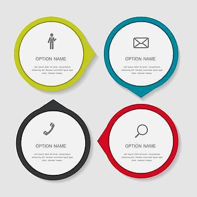 EPS 해외이미지 디자인 말풍선 일러스트 비즈니스 돋보기 사람모양 사람없음 자료 인포그래픽 정보 연결 편지 전화기 레이아웃 목차 해외일러스트 모양 파일형식 벡터 이미지허브