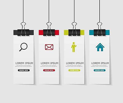 EPS 해외이미지 디자인 일러스트 비즈니스 돋보기 사람모양 사람없음 자료 인포그래픽 정보 편지 서류집게 목차 집모양 해외일러스트 모양 집게 파일형식 벡터 이미지허브