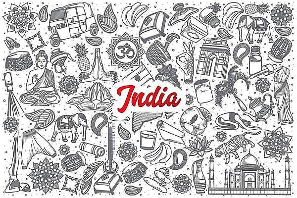 EPS 해외이미지 나무 손 꽃 일러스트 코끼리 사람모양 바나나 손짓 타이포그라피 사람없음 신체부위 세트 야자수 호랑이 낙서 OK 라인아트 불상 손그림 인도문화 손모양 기념물 인도건축 인도의상 인도전통의상 코브라 타지마할궁전 해외일러스트 모양 식물 문자 동양문화 선 외국문화 불교 과일 포유류 파충류 모션 사람 동양건축 궁전 인도_나라 전통의상 파일형식 벡터 손_신체부위 이미지허브