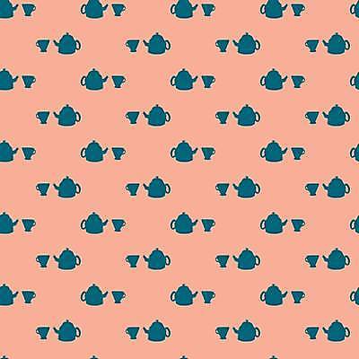 EPS 해외이미지 분홍색 패턴 일러스트 사람없음 패턴백그라운드 찻잔 찻주전자 해외일러스트 컬러 백그라운드 무늬 주전자 잔 파일형식 벡터 이미지허브