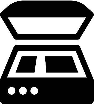 EPS 해외이미지 종이 일러스트 사무실 심볼 문서 스캐너 해외일러스트 비즈니스 파일형식 벡터 이미지허브