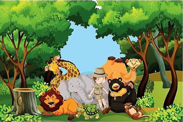 EPS 해외이미지 클립아트 나무 동물 직업 행복 야생동물 백그라운드 일러스트 곰 포유류 자연 코끼리 동물원 사랑 미술 그래픽 업무 거북이 위험 사자 만화 모험가 기린 사파리 그림 클립 낙타 해외일러스트 식물 감정 컨셉 파충류 문화예술 작업 생태계 파일형식 벡터 이미지허브