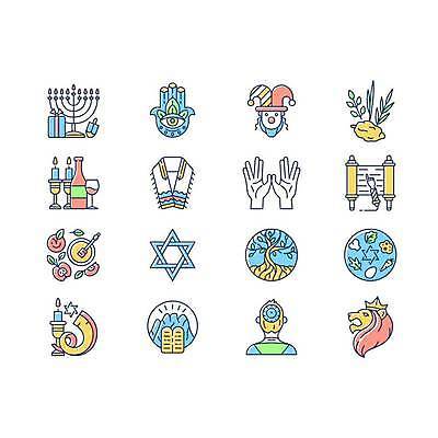 EPS 해외이미지 클립아트 디자인 종교 선 컨셉 일러스트 휴가 세트 픽토그램 축제 성경 웹 기도 의식 플랫 만화 수집 심볼 심플 윤곽 신성 팩 유대인 고립 숭배 얇은 엘리먼트 유태교 이스라엘 항목 활자 해외일러스트 인터넷 종교용품 화장품 서아시아 활자판 파일형식 벡터 이미지허브