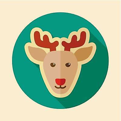 EPS 해외이미지 한마리 일러스트 사슴 사람없음 농장 원형 해외일러스트 도형 1 농업 포유류 파일형식 벡터 이미지허브