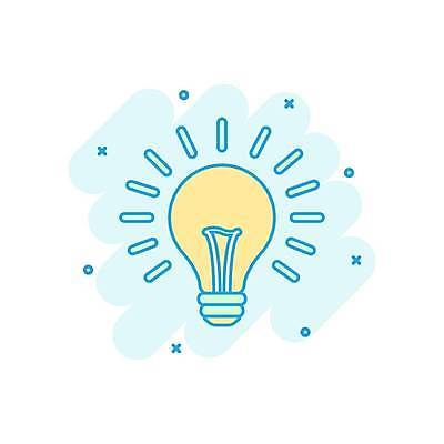 EPS 해외이미지 일러스트 전구 아이디어 사람없음 민트색 해외일러스트 컬러 컨셉 파일형식 벡터 이미지허브