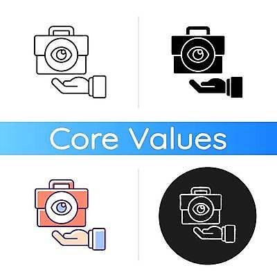 EPS 해외이미지 디자인 서류가방 라인일러스트 일러스트 사람없음 세트 믿음 손모양 정직 청렴 정확 해외일러스트 모양 감정 컨셉 가방 파일형식 벡터 손_신체부위 이미지허브